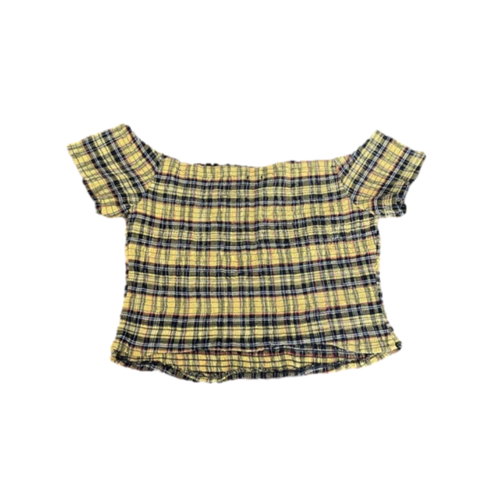 - Plus Size women’s size 3 plaid crop top